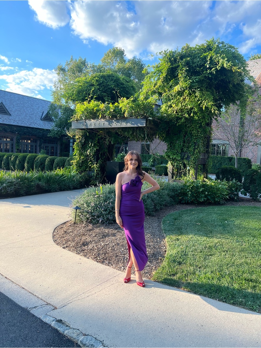 MANGO Asymmetrical dress.